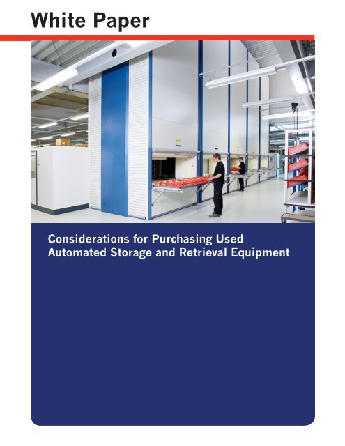 Considerations for Purchasing Used ASRS Equipment
