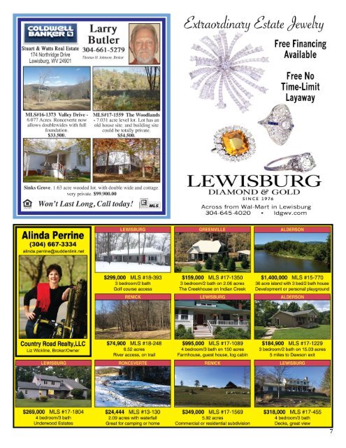 The WV Daily News Real Estate Showcase & More - April 2018
