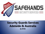 Security Guards Services | Hire Security Guards 