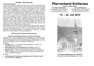 22. Juli 2012 - pv-schliersee.de