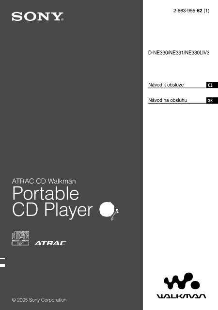 Sony D-NE331 - D-NE331 Consignes d&rsquo;utilisation Slovaque