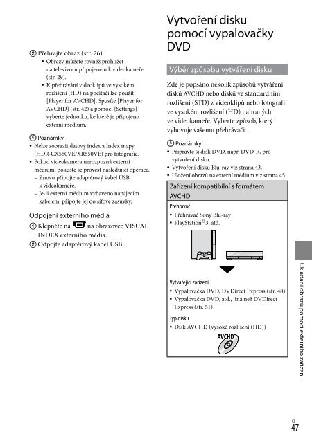 Sony HDR-XR550E - HDR-XR550E Istruzioni per l'uso Slovacco