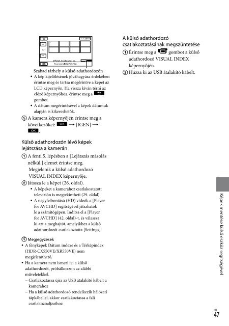 Sony HDR-XR550E - HDR-XR550E Istruzioni per l'uso Slovacco