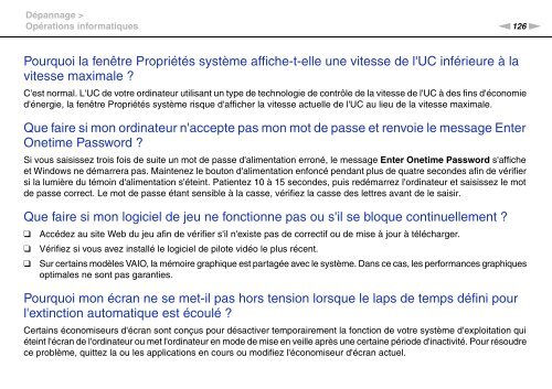 Sony VPCEC4S1E - VPCEC4S1E Istruzioni per l'uso Francese