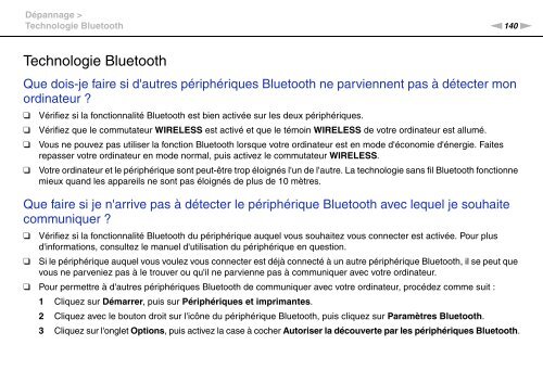 Sony VPCEC4S1E - VPCEC4S1E Istruzioni per l'uso Francese