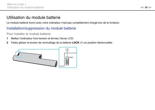 Sony VPCEC4S1E - VPCEC4S1E Istruzioni per l'uso Francese