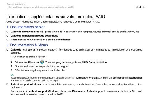 Sony VPCEC4S1E - VPCEC4S1E Istruzioni per l'uso Francese