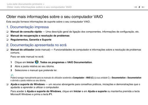 Sony VPCEC4S1E - VPCEC4S1E Istruzioni per l'uso Portoghese