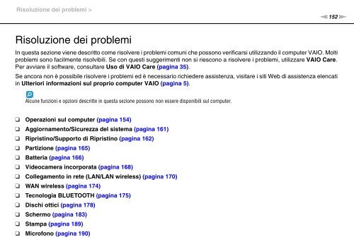 Sony VPCZ23V9R - VPCZ23V9R Mode d'emploi Italien