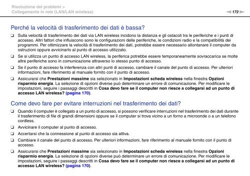 Sony VPCZ23V9R - VPCZ23V9R Mode d'emploi Italien