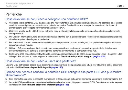 Sony VPCZ23V9R - VPCZ23V9R Mode d'emploi Italien