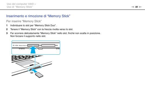 Sony VPCZ23V9R - VPCZ23V9R Mode d'emploi Italien