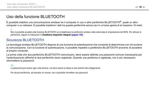 Sony VPCZ23V9R - VPCZ23V9R Mode d'emploi Italien