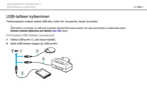 Sony VPCZ23V9R - VPCZ23V9R Mode d'emploi Finlandais