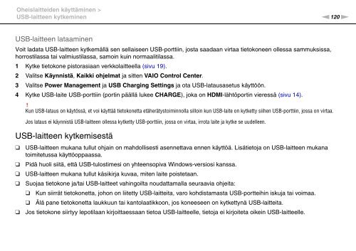 Sony VPCZ23V9R - VPCZ23V9R Mode d'emploi Finlandais