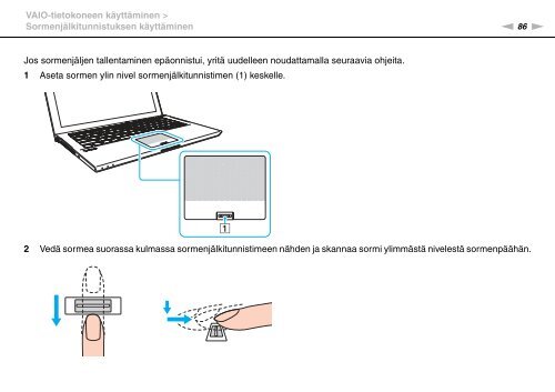 Sony VPCZ23V9R - VPCZ23V9R Mode d'emploi Finlandais