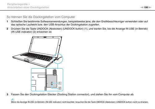 Sony VPCZ23V9R - VPCZ23V9R Mode d'emploi Allemand