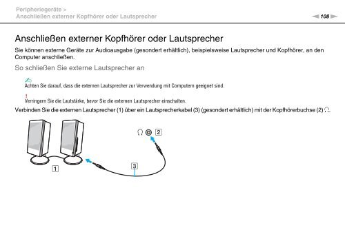 Sony VPCZ23V9R - VPCZ23V9R Mode d'emploi Allemand