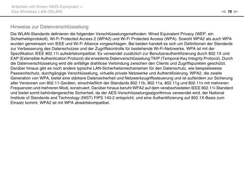 Sony VPCZ23V9R - VPCZ23V9R Mode d'emploi Allemand