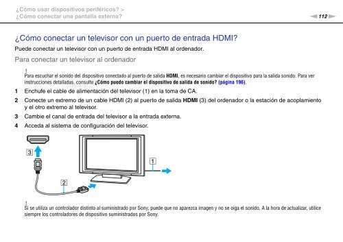 Sony VPCZ23V9R - VPCZ23V9R Mode d'emploi Espagnol