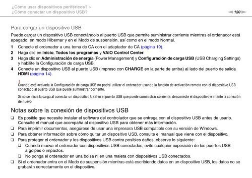 Sony VPCZ23V9R - VPCZ23V9R Mode d'emploi Espagnol