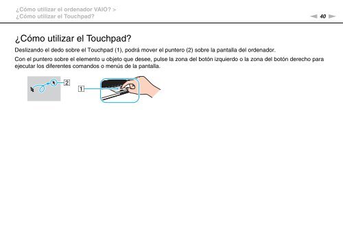 Sony VPCZ23V9R - VPCZ23V9R Mode d'emploi Espagnol