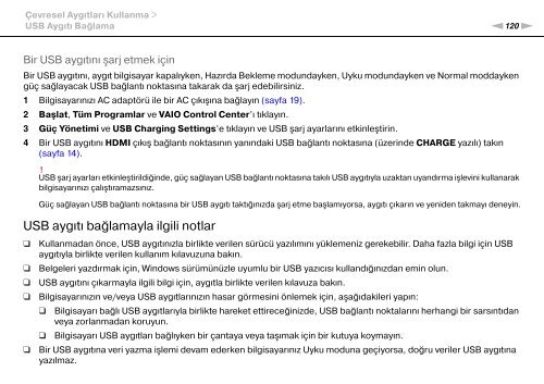 Sony VPCZ23V9R - VPCZ23V9R Mode d'emploi Turc