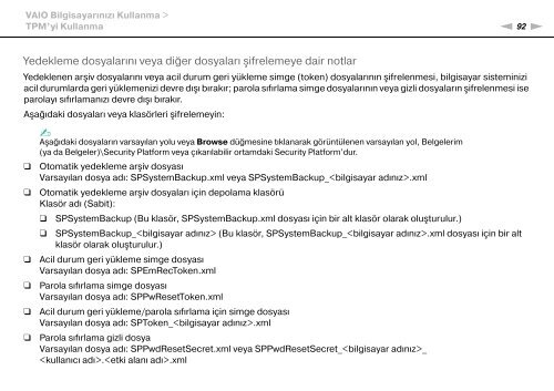 Sony VPCZ23V9R - VPCZ23V9R Mode d'emploi Turc