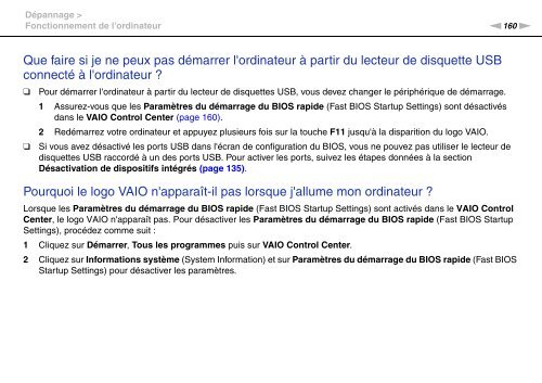 Sony VPCZ23V9R - VPCZ23V9R Mode d'emploi