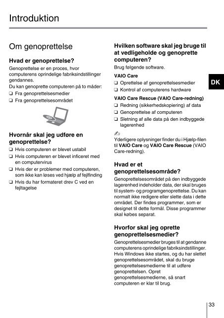 Sony VPCZ23V9R - VPCZ23V9R Guide de d&eacute;pannage Su&eacute;dois