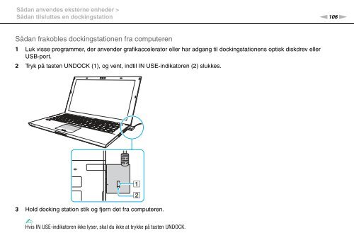 Sony VPCZ23V9R - VPCZ23V9R Mode d'emploi Danois