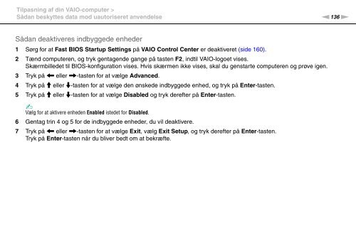 Sony VPCZ23V9R - VPCZ23V9R Mode d'emploi Danois