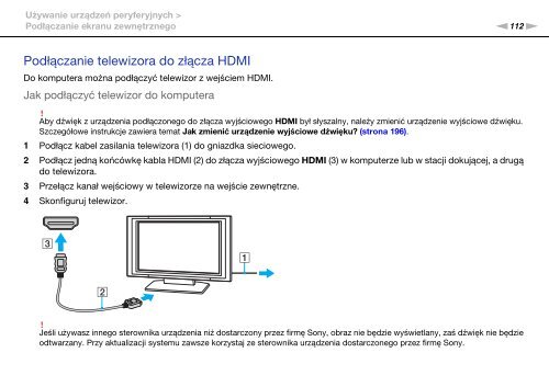 Sony VPCZ23V9R - VPCZ23V9R Mode d'emploi Polonais