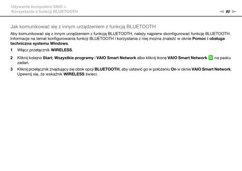 Sony VPCZ23V9R - VPCZ23V9R Mode d'emploi Polonais