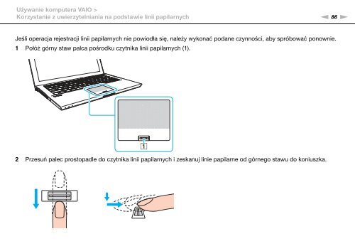 Sony VPCZ23V9R - VPCZ23V9R Mode d'emploi Polonais