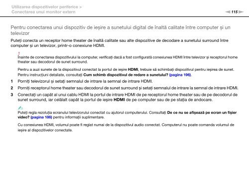 Sony VPCZ23V9R - VPCZ23V9R Mode d'emploi Roumain