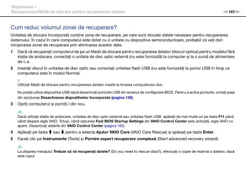 Sony VPCZ23V9R - VPCZ23V9R Mode d'emploi Roumain