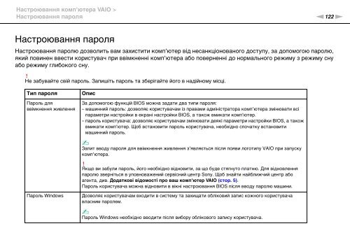 Sony VPCZ23V9R - VPCZ23V9R Mode d'emploi Ukrainien