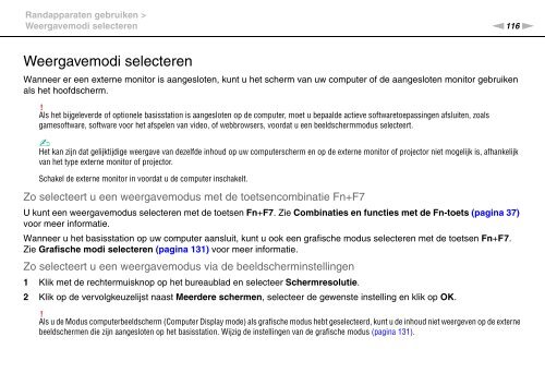 Sony VPCZ23V9R - VPCZ23V9R Mode d'emploi N&eacute;erlandais