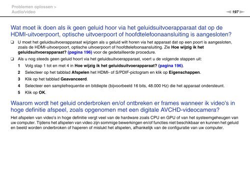 Sony VPCZ23V9R - VPCZ23V9R Mode d'emploi N&eacute;erlandais