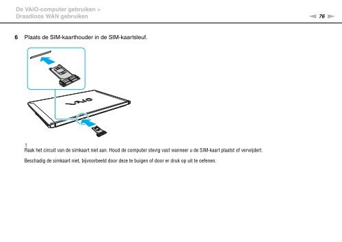 Sony VPCZ23V9R - VPCZ23V9R Mode d'emploi N&eacute;erlandais