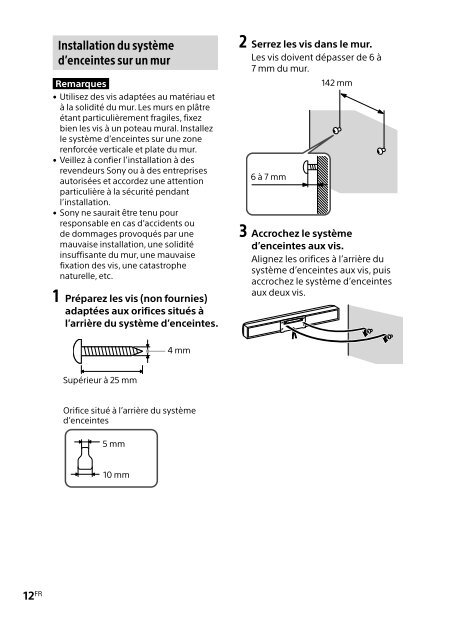 Sony HT-GT1 - HT-GT1 Mode d'emploi