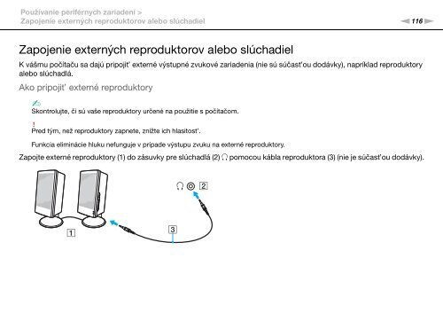 Sony VPCZ13M9E - VPCZ13M9E Mode d'emploi Slovaque