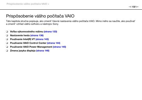 Sony VPCZ13M9E - VPCZ13M9E Mode d'emploi Slovaque