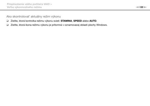 Sony VPCZ13M9E - VPCZ13M9E Mode d'emploi Slovaque