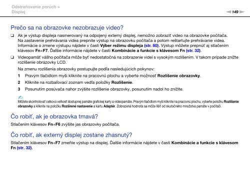 Sony VPCEC4S1E - VPCEC4S1E Istruzioni per l'uso Slovacco