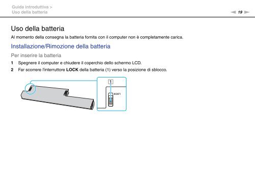 Sony VPCEC4S1E - VPCEC4S1E Istruzioni per l'uso