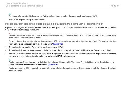 Sony VPCEC4S1E - VPCEC4S1E Istruzioni per l'uso