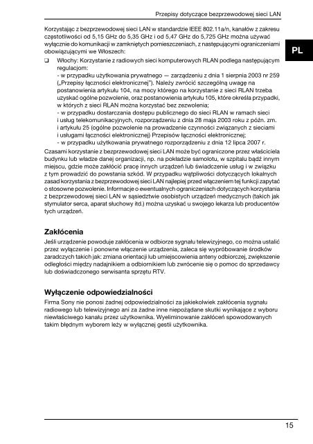 Sony VPCEC4S1E - VPCEC4S1E Documenti garanzia Rumeno