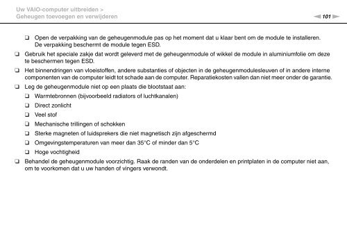 Sony VPCEC4S1E - VPCEC4S1E Istruzioni per l'uso Olandese